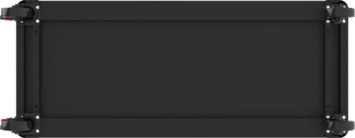 PERFORMANCEplus P45 BLACK/ROT Carrello da officina con 14 cassetti