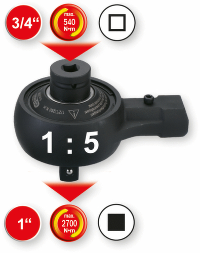 Moltiplicatore di coppia universale da 3/4"