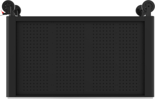 PERFORMANCEplus P45 BLACK/ROT Carrello da officina con 14 cassetti