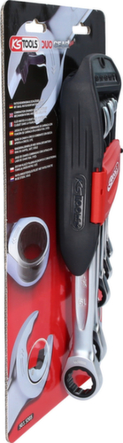 Set di chiavi ad anello DUO GEARplus® con funzione di cricchetto