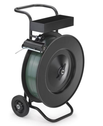 carrello svolgitore solido per rotoli pesanti