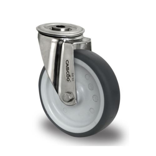 Cascoo Ruota orientabile con foro passante