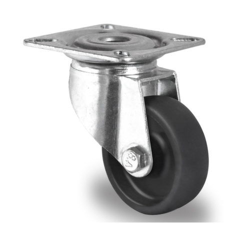 Cascoo Ruota girevole, gommatura in polipropilene