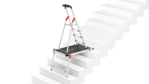 Hailo Piattaforma di lavoro pieghevole, altezza pedana 540 - 740 mm