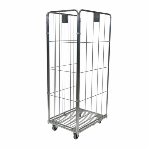 Carrello della lavanderia, carico max. 400 kg, lunghezza x larghezza 800 x 600 mm