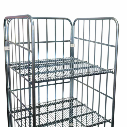 Scaffale a gancio per scaffale mobile, larghezza x profondità 660 x 795 mm