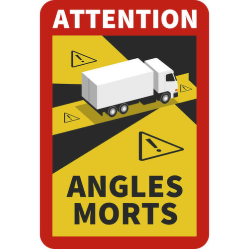 Cartello di avvertimento SafetyMarking® "Attention Angles Morts"