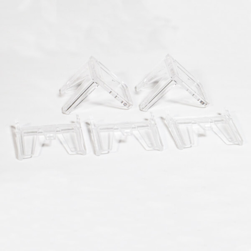 set di calotte per porta d’emergenza GfS Typ K, 2 x angolari di fissaggio, 3 x chiusure terminali