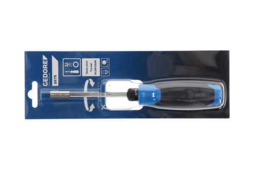 GEDORE 2675 Cacciavite a cricchetto SilentGEAR 1/4"