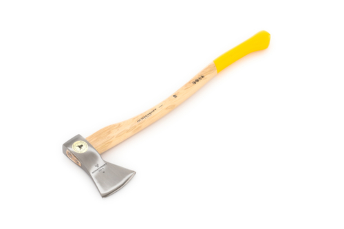 OX 20 H-1257 Ascia forestale universale in oro con manico in legno di noce 1250 g