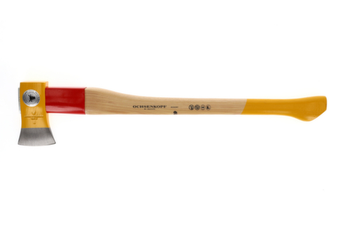 OX 648 H-1257 SPALT-FIX-Axe ROTBAND-PLUS con impugnatura in hickory da 70 cm