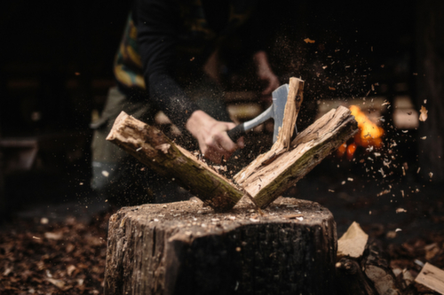 OX 270 GST-600 Ascia da guerra in acciaio 600 g