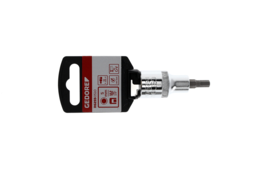 GEDORE RED R62550510 Punta per cacciavite 1/2" 5 mm lunghezza 55 mm