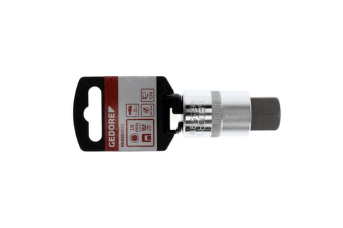 GEDORE RED R62551910 Punta per cacciavite 1/2" 19 mm lunghezza 55 mm