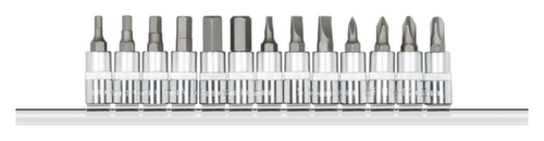 R48008013 Punte per cacciavite 1/4 +strip 13 pezzi
