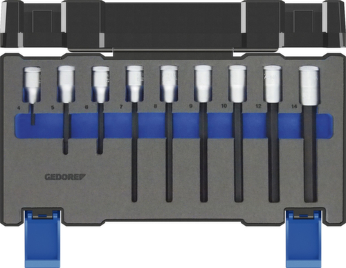 GEDORE IN 19-009 Set di cacciaviti 1/2" 9 pezzi