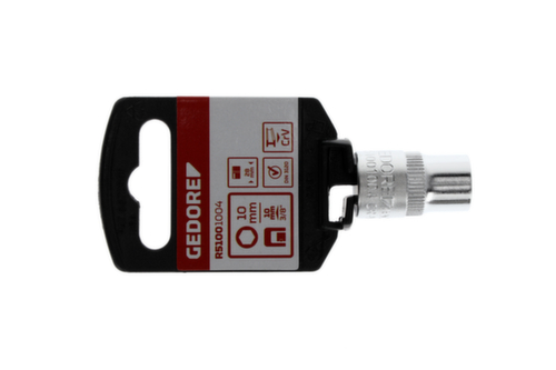 R51001004 Chiave a bussola 3/8" esagonale 10 mm lunghezza 28 mm