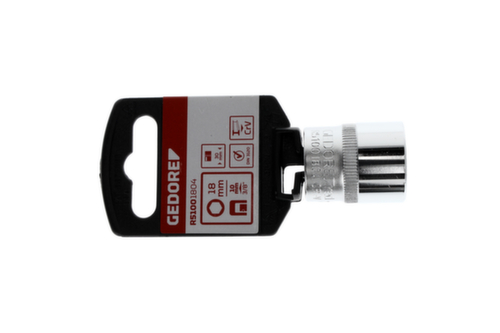 R51001804 Chiave a bussola 3/8" esagono 18 mm lunghezza 30 mm