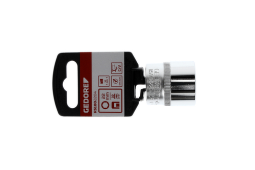 R51002204 Chiave a bussola 3/8" esagonale 22 mm lunghezza 32 mm