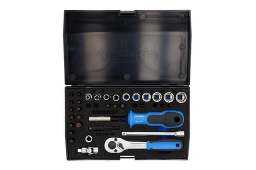 D 20 TMU-10 Set di chiavi a bussola 1/4" 39 pezzi UD-IN-IS-PH-PZ-TX