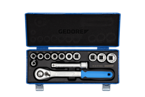GEDORE D 19 KMU-20 Set di chiavi a bussola 1/2"