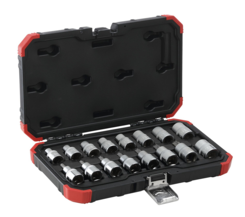 GEDORE RED R68003016 Set di chiavi a bussola 1/2" TX E10-24T30-70 16 pezzi