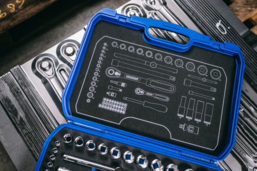 GEDORE 19 BMC 20 set di chiavi a bussola 1/4"+1/2"