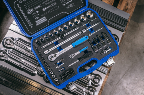 GEDORE 19 BMC 20 set di chiavi a bussola 1/4"+1/2"