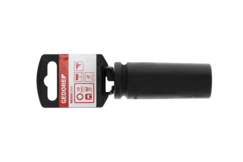 GEDORE RED R63001916 Punta per cacciavite elettrico 1/2" esagono 19 mm lunghezza 78 mm
