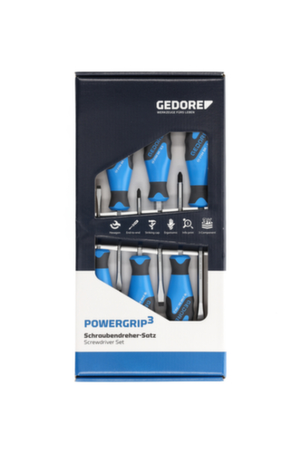 GEDORE SK 2154 PH-06 3C-Set di cacciaviti con calotta di riscontro 6 pezzi