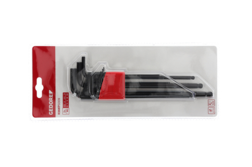 GEDORE R36675009 Set di cacciaviti a taglio esagonale 1,5-10 mm 9 pezzi