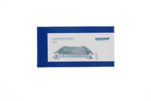 GEDORE 6-8 set di chiavi doppie aperte 8 pezzi 6-22 mm