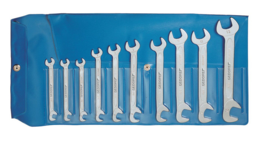 8-0100 Set di chiavi aperte doppie 10 pezzi 5-13 mm