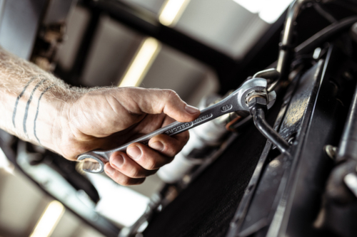 400 9X11 Chiave a doppio anello esagonale aperta 9x11 mm