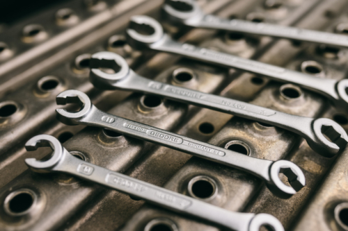 400 9X11 Chiave a doppio anello esagonale aperta 9x11 mm