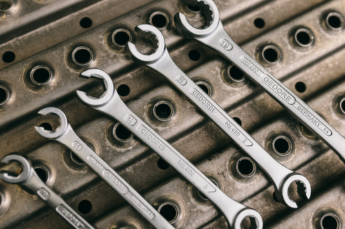 400 9X11 Chiave a doppio anello esagonale aperta 9x11 mm