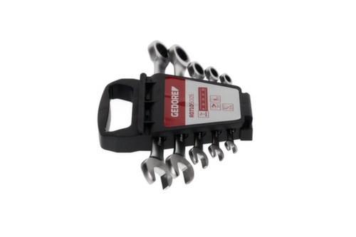 GEDORE R07105005 Set di chiavi a cricchetto combinate SW8-19 mm 5 pezzi