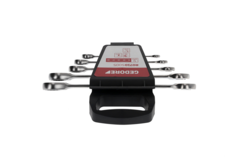 GEDORE R07105005 Set di chiavi a cricchetto combinate SW8-19 mm 5 pezzi
