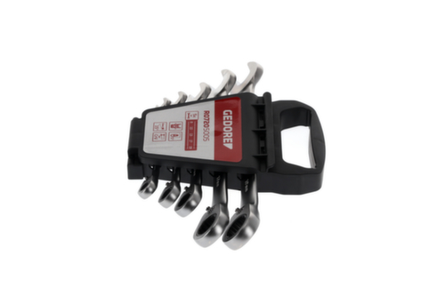 GEDORE R07205005 Set di chiavi combinate a cricchetto SW8-19 mm 5 pezzi