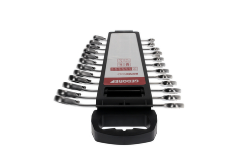 GEDORE R07205012 Set di chiavi a cricchetto combinate SW8-19 mm 12 pezzi