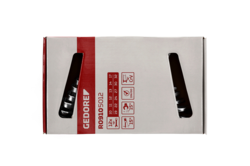 GEDORE R09105012 Set di chiavi ad anello 10-32 mm 12 pezzi
