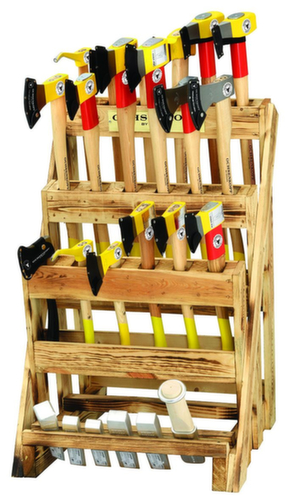 OX VS 24 R Supporto per ascia banda rossa più 24 pezzi