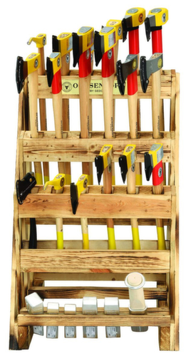 OX VS 24 R Supporto per ascia banda rossa più 24 pezzi