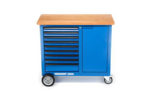 GEDORE 1504 0810 Banco da lavoro scorrevole con 9 cassetti