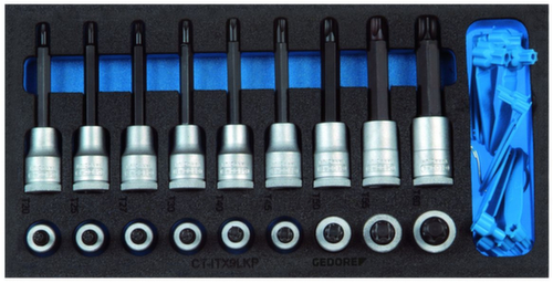 1500 CT1-ITX 19 LKP Set di punte per cacciavite da 1/2" in modulo di controllo