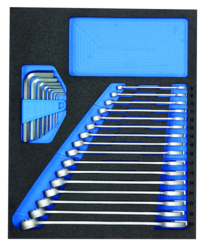 TS CT2-7 Set di chiavi combinate con modulo utensili di controllo 2/4