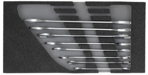 R22150001 Set di chiavi aperte doppie 2/6 CT modulo 8 pezzi