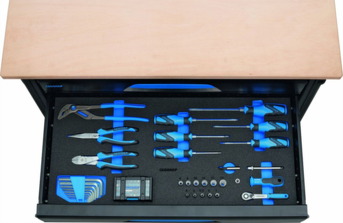 1110 WMW S-03 WorkMo B3 con assortimento di utensili da 110 pezzi