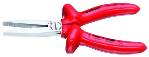 VDE 8120-160 Pinze a becchi piatti VDE con isolamento a immersione 160 mm