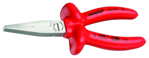 VDE 8120-160 Pinze a becchi piatti VDE con isolamento a immersione 160 mm